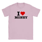 I LOVE MONEY - BABY TEE – Light Pink