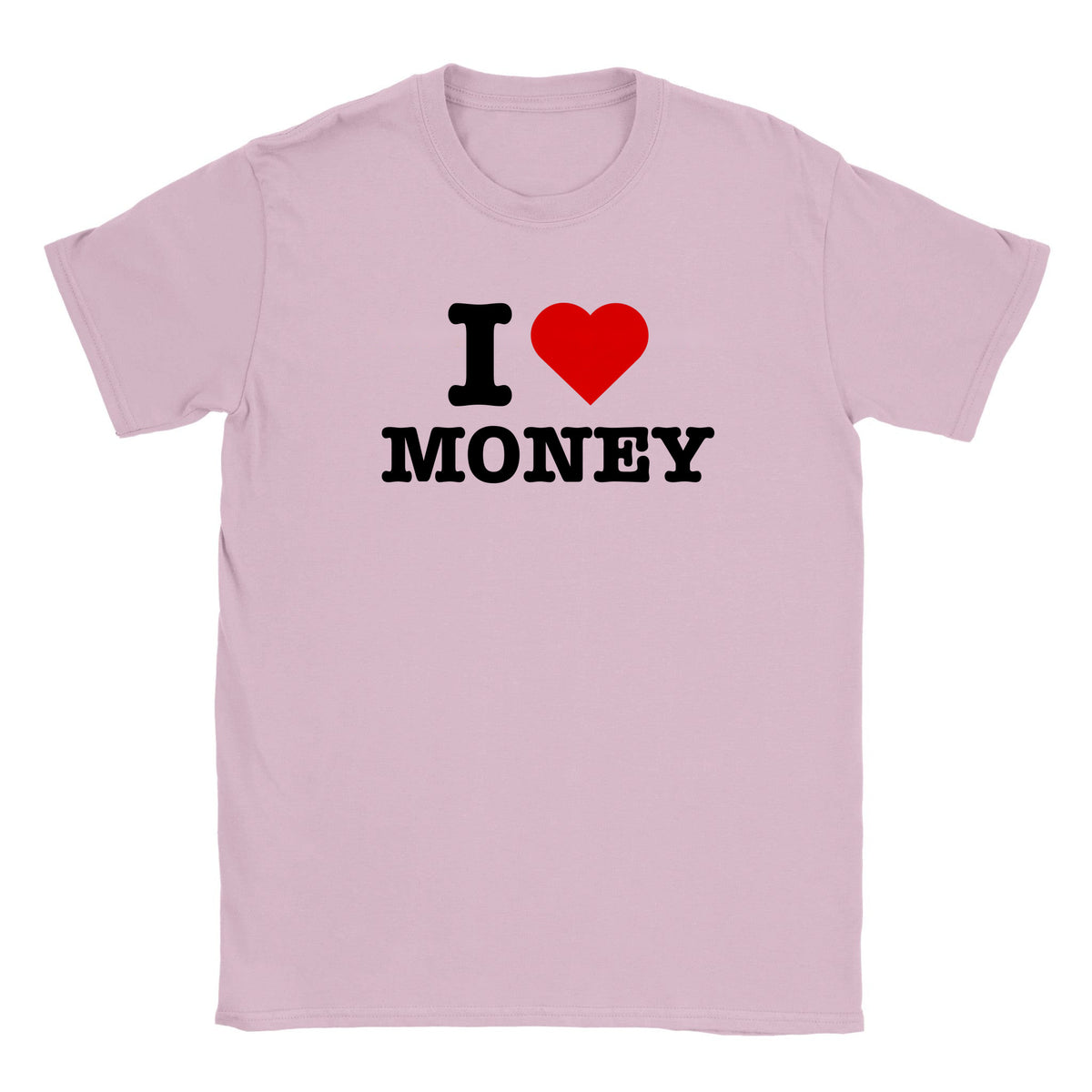 I LOVE MONEY - BABY TEE – Light Pink