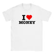 I LOVE MONEY - BABY TEE – White