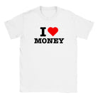 I LOVE MONEY - BABY TEE – White