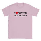 I LOVE YOUR BOYFRIEND - BABY TEE – Light Pink