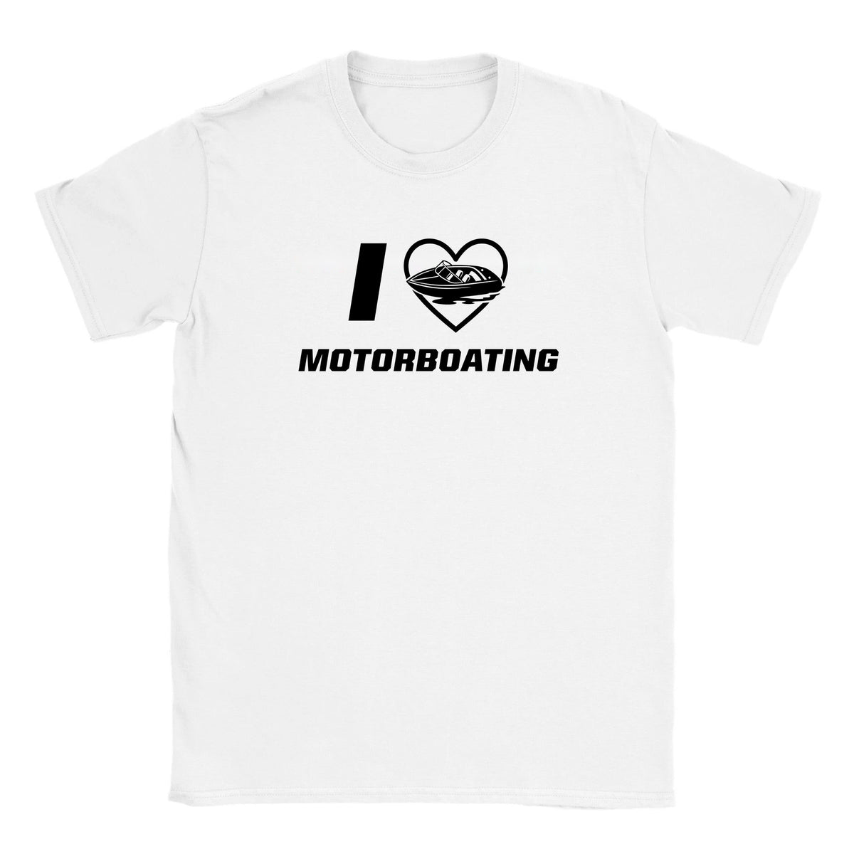 I LOVE MOTORBOATING - BABY TEE – White