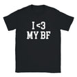 I LOVE MY BF - BABY TEE – Black
