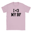 I LOVE MY BF - BABY TEE – Light Pink
