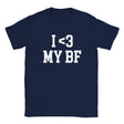 I LOVE MY BF - BABY TEE – Navy