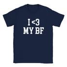 I LOVE MY BF - BABY TEE – Navy