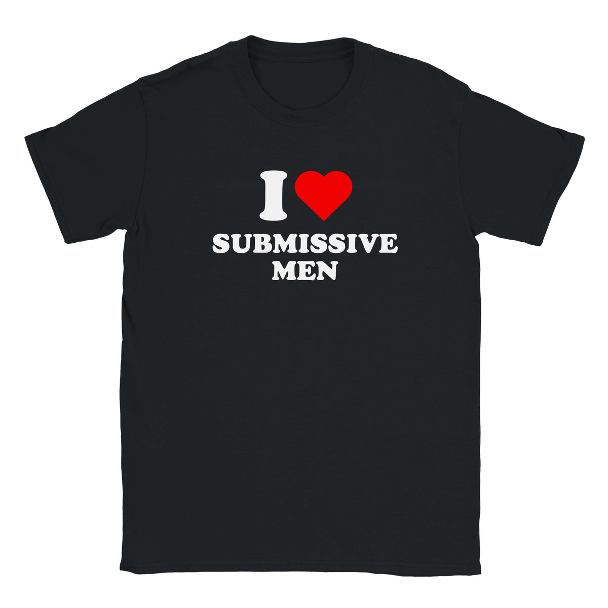 I LOVE SUBMISSIVE MEN - BABY TEE – Black