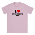 I LOVE SUBMISSIVE MEN - BABY TEE – Light Pink