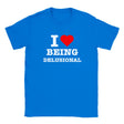 I LOVE BEING DELUSIONAL - BABY TEE – Royal