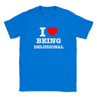 I LOVE BEING DELUSIONAL - BABY TEE – Royal