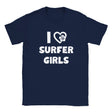 I LOVE SURFER GIRLS - BABY TEE – Navy
