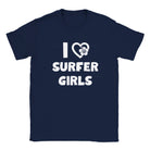 I LOVE SURFER GIRLS - BABY TEE – Navy