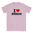 I LOVE NERDS - BABY TEE – Light Pink