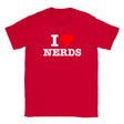 I LOVE NERDS - BABY TEE – Red