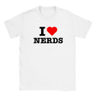 I LOVE NERDS - BABY TEE – White