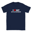 I LOVE MY SITUATIONSHIP - BABY TEE – Navy
