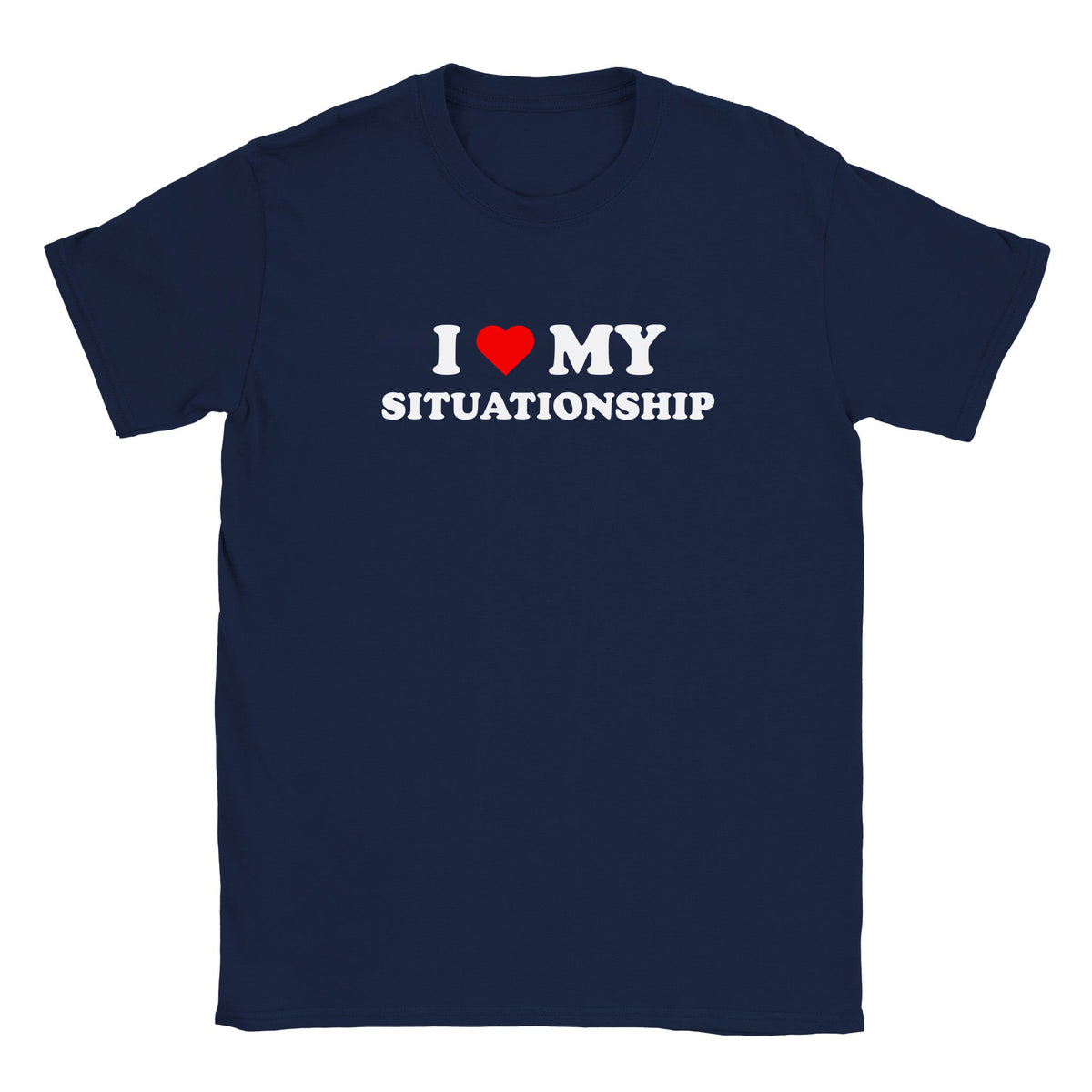 I LOVE MY SITUATIONSHIP - BABY TEE – Navy