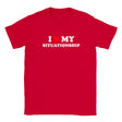 I LOVE MY SITUATIONSHIP - BABY TEE – Red