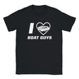 I LOVE BOAT GUYS - BABY TEE – Black