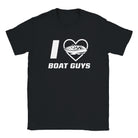 I LOVE BOAT GUYS - BABY TEE – Black