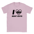 I LOVE BOAT GUYS - BABY TEE – Light Pink