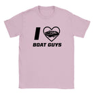 I LOVE BOAT GUYS - BABY TEE – Light Pink