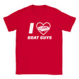 I LOVE BOAT GUYS - BABY TEE – Red