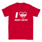 I LOVE BOAT GUYS - BABY TEE – Red