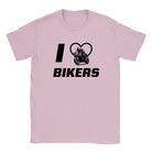 I LOVE BIKERS - BABY TEE – Light Pink