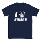 I LOVE BIKERS - BABY TEE – Navy