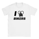 I LOVE BIKERS - BABY TEE – White