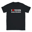 I LOVE YOUR GIRLFRIEND - BABY TEE – Black