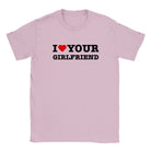 I LOVE YOUR GIRLFRIEND - BABY TEE – Light Pink
