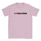 I LOVE SKATERS - BABY TEE – Light Pink