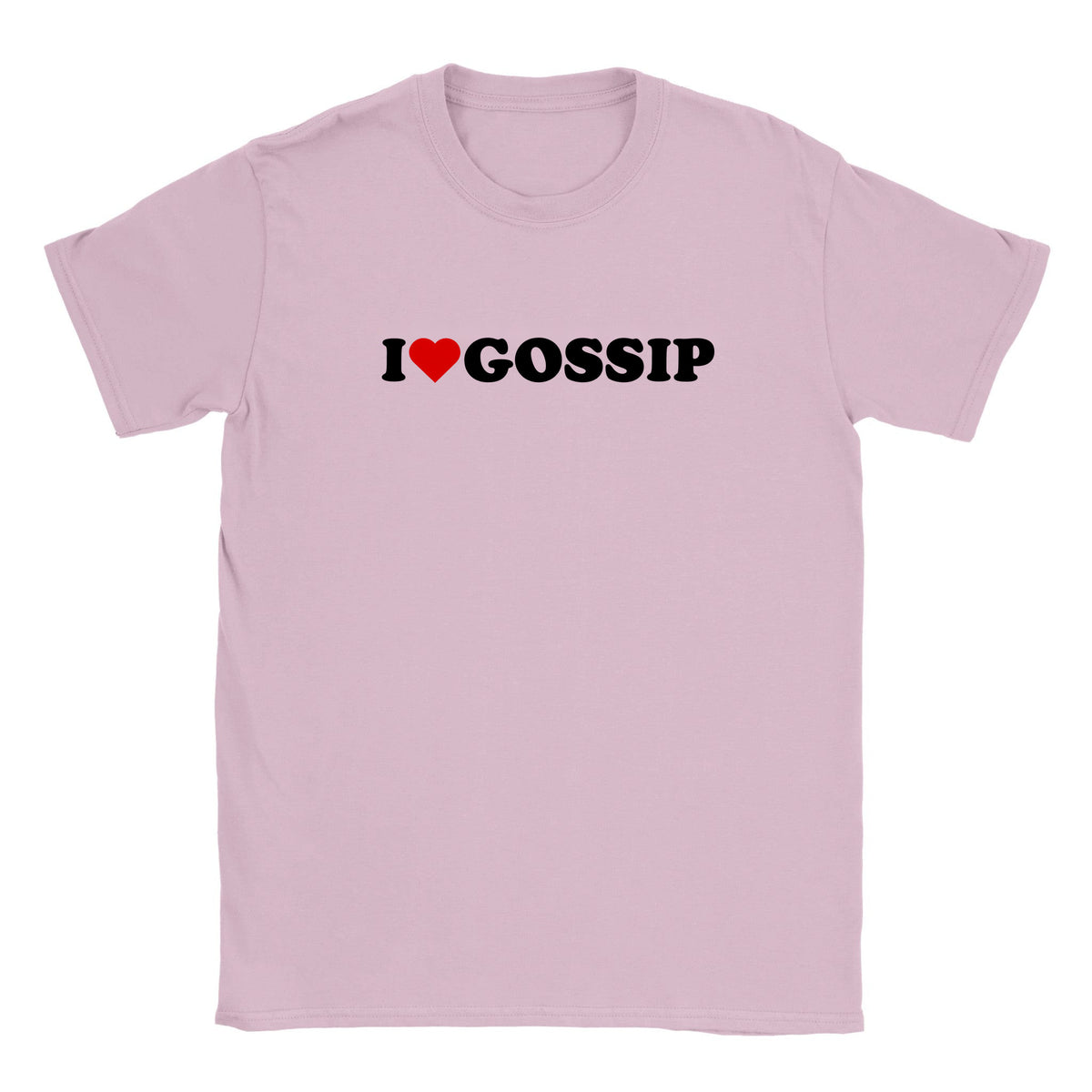 I LOVE GOSSIP - BABY TEE – Light Pink