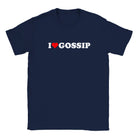 I LOVE GOSSIP - BABY TEE – Navy