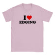 I LOVE EDGING - BABY TEE – Light Pink
