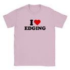 I LOVE EDGING - BABY TEE – Light Pink