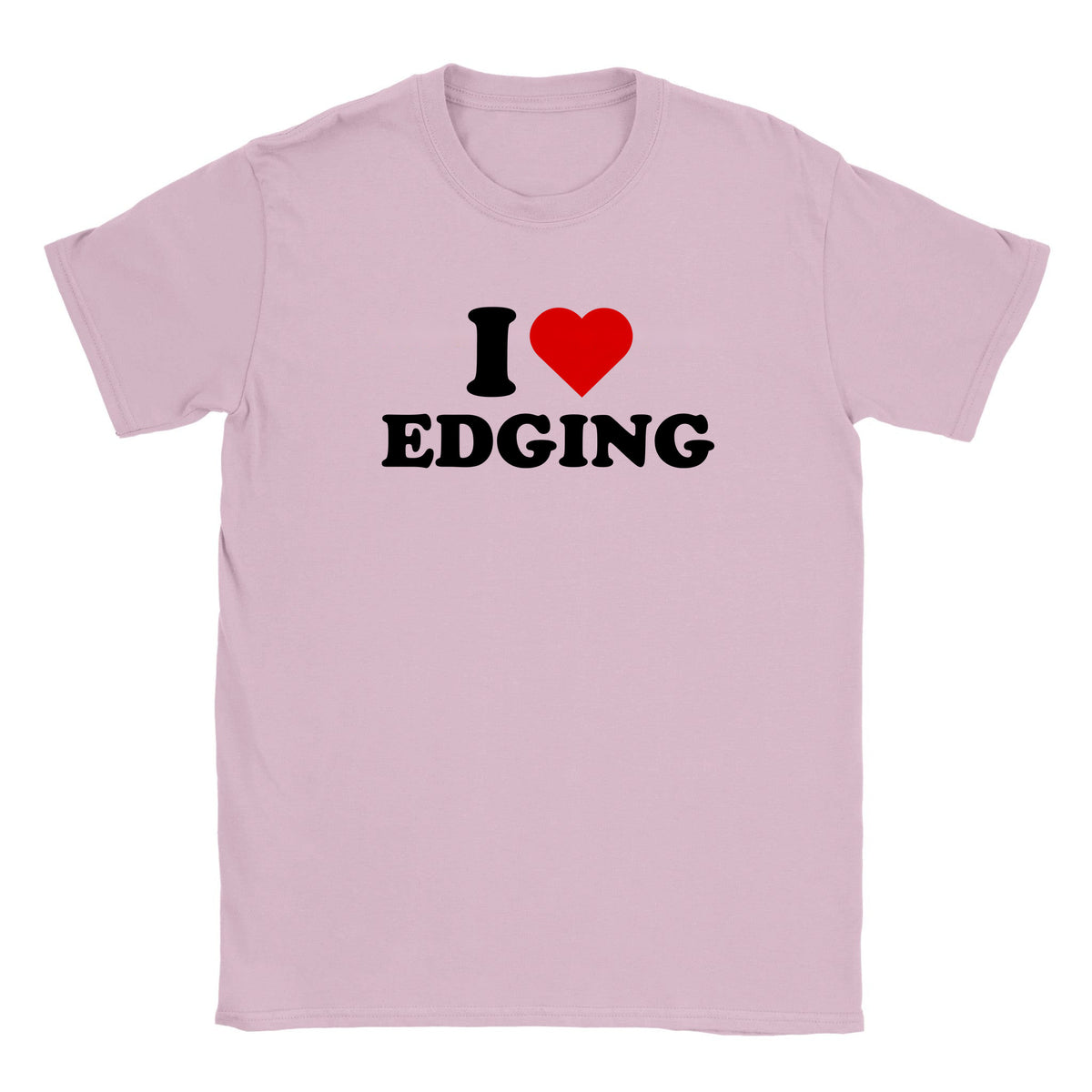 I LOVE EDGING - BABY TEE – Light Pink