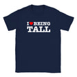 I LOVE BEING TALL - BABY TEE – Navy