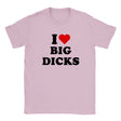 I LOVE BIG DICKS - BABY TEE – Light Pink