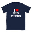 I LOVE BIG DICKS - BABY TEE – Navy