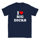 I LOVE BIG DICKS - BABY TEE – Navy