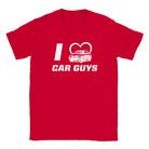 I LOVE CAR GUYS - BABY TEE – Red