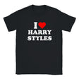 I LOVE HARRY STYLES - BABY TEE – Black