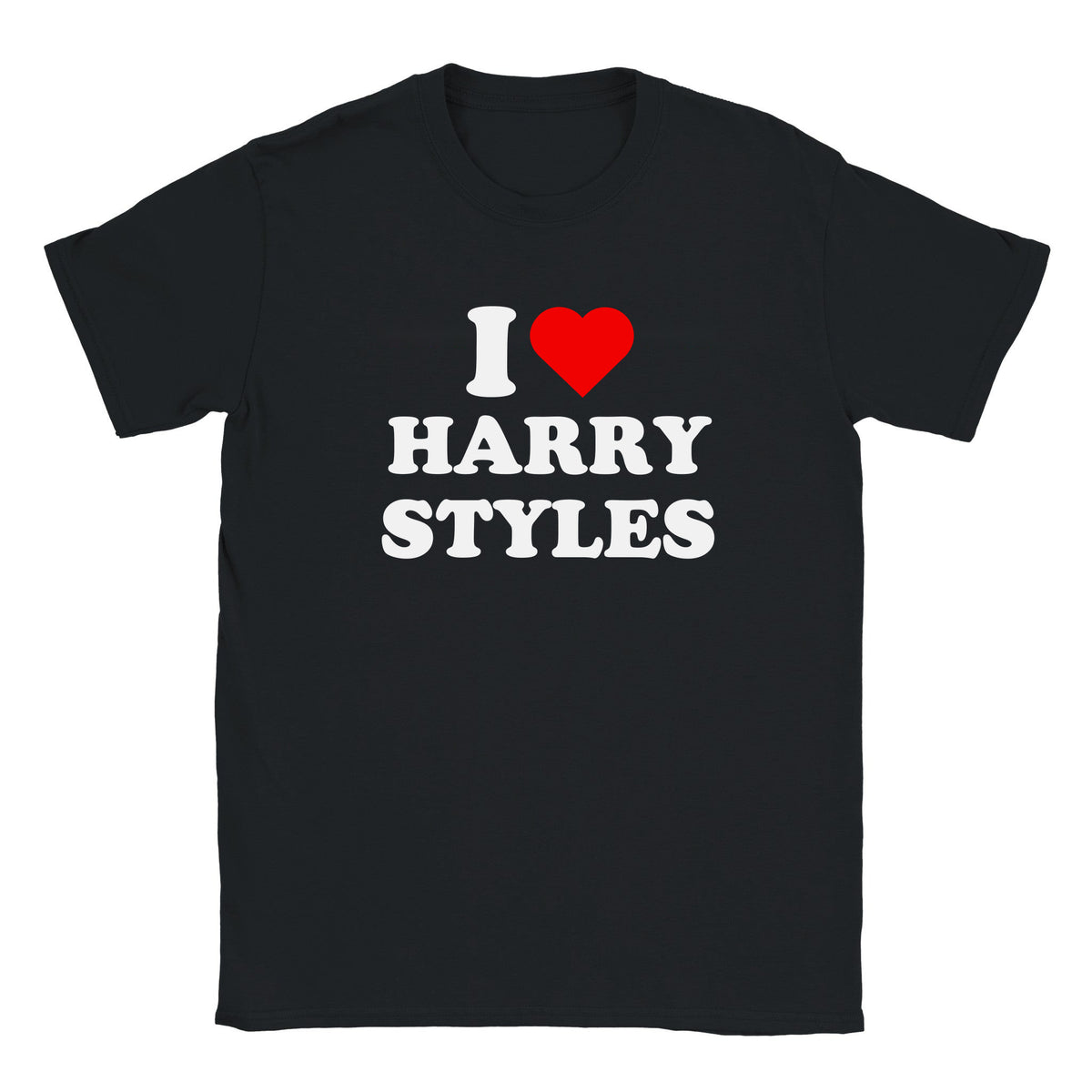 I LOVE HARRY STYLES - BABY TEE – Black