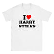 I LOVE HARRY STYLES - BABY TEE – White