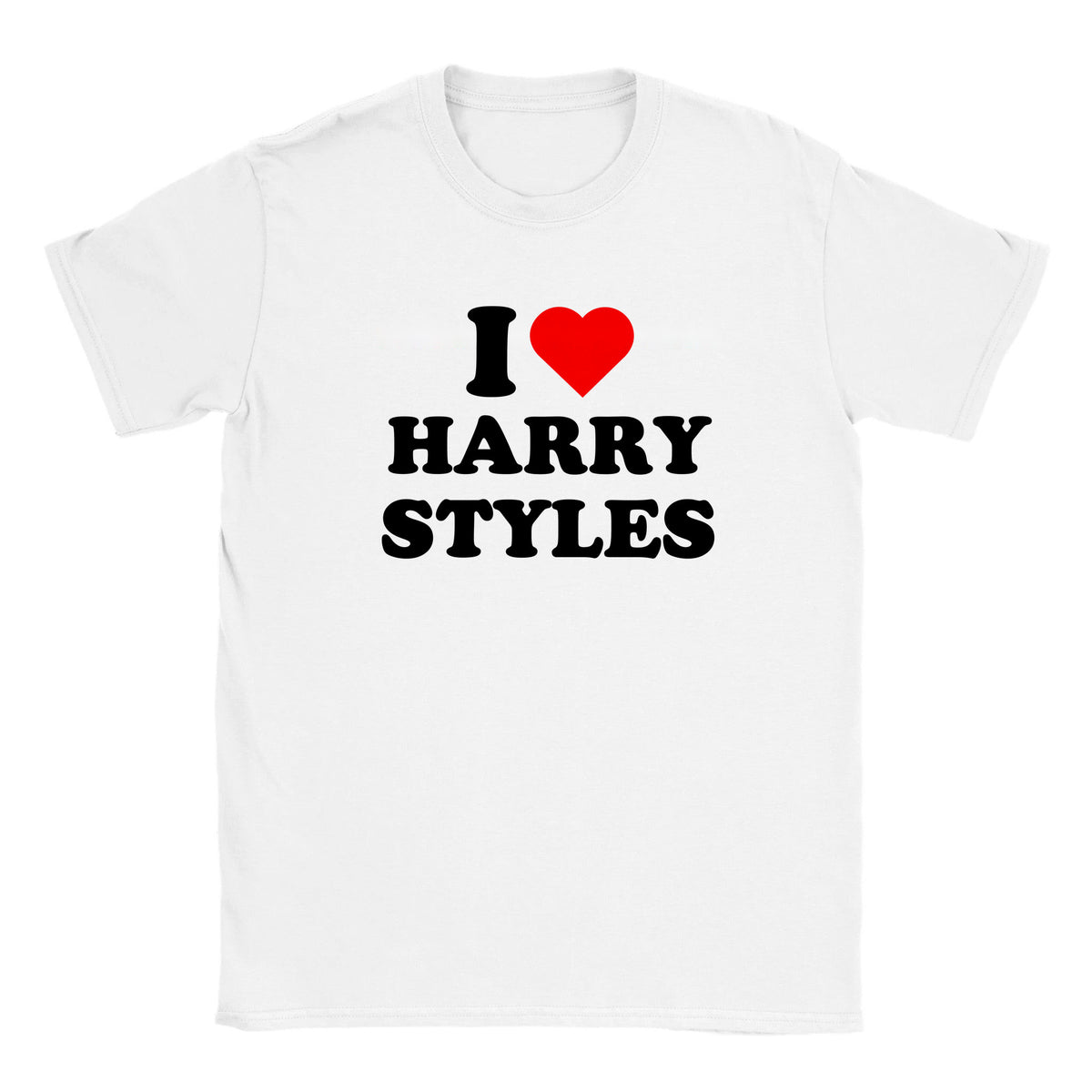 I LOVE HARRY STYLES - BABY TEE – White