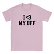 I LOVE MY BFF - BABY TEE – Light Pink