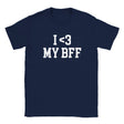 I LOVE MY BFF - BABY TEE – Navy